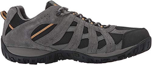 Columbia Redmond Waterproof, Zapatillas de Senderismo Hombre, Negro (Black/Squash), 41 EU