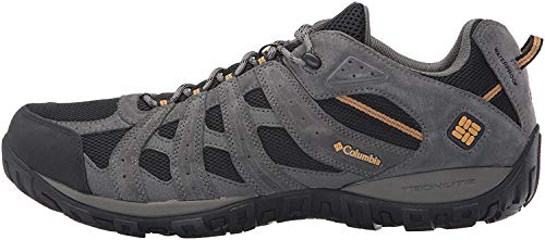 Columbia Redmond Waterproof, Zapatillas de Senderismo Hombre, Negro (Black/Squash), 41 EU