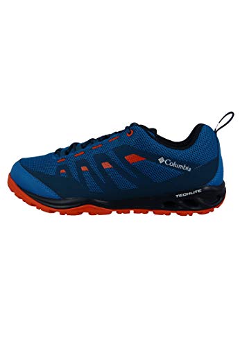 Columbia Vapor Vent, Zapatos Hombre, Blue (Pool, Red Quartz 421), 43 EU