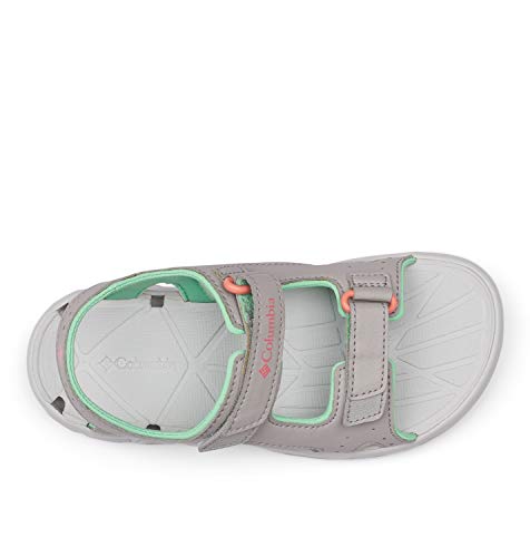 Columbia Youth TECHSUN Vent, Sandalias Niños, Gris (Steam, Coral Bloom 088), 36 EU