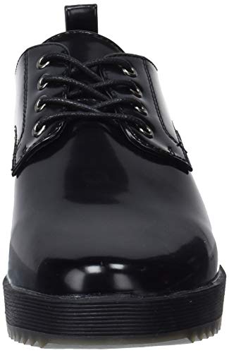 Conguitos Blucher Charol con Cordones, Zapatos Derby para Niñas, Negro (Negro 20), 33 EU