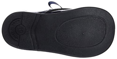 Conguitos Botín Charol con Cordones, Botas Slouch Unisex niño, Azul (Marino 2), 24 EU