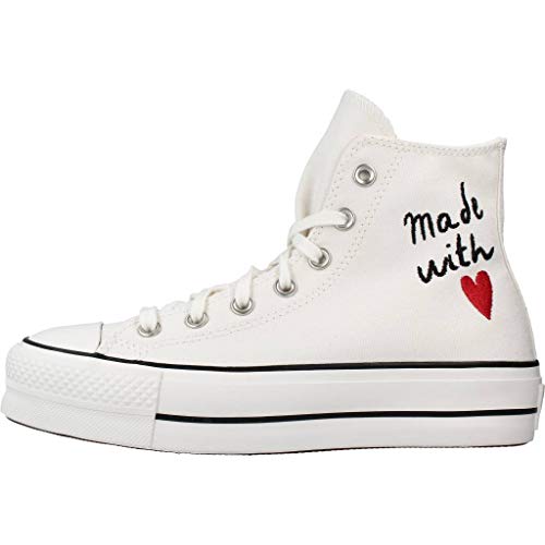Converse 571119C, Zapatos de Tenis Mujer, White, 40 EU