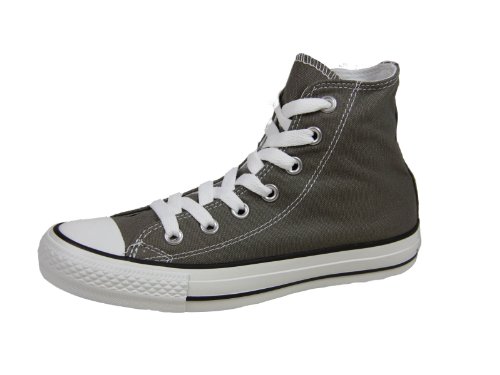 Converse AS Hi Can Charcoal 1J793 - Zapatillas de Deporte de Lona Unisex, Color Gris, Talla 36