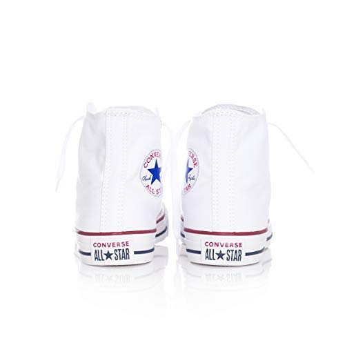 Converse AS HI CAN OPTIC. WHT M7650 - Botines de lona unisex, color blanco, talla 42.5