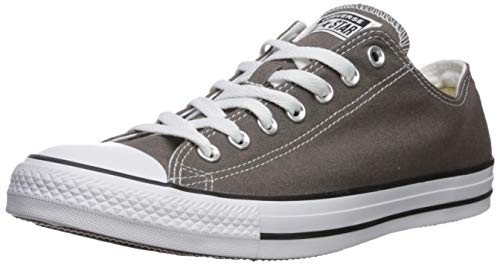 Converse Chuch Taylor All Star Ox - Zapatillas de lona unisex, color gris (Anthracite), talla 35