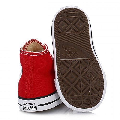 Converse Chuck Taylor All Star High, Zapatillas Unisex bebé, Rojo, 21 EU