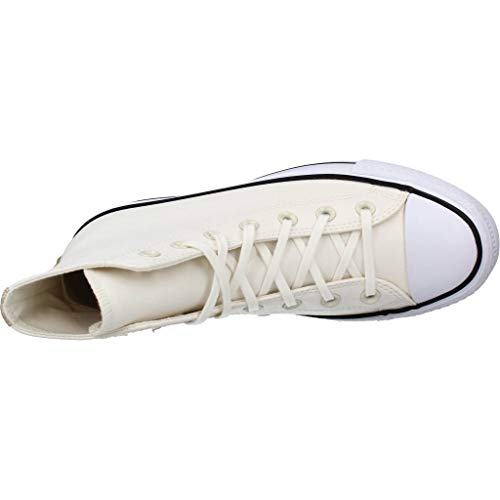 Converse Chuck Taylor All Star Lift Anodized Metals Hi Zapatillas Moda Mujeres Blanco/Beige - 39 - Zapatillas Altas Shoes