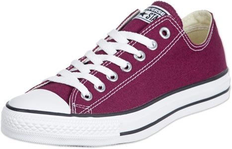 Converse Chuck Taylor All Star Ox, Zapatillas Unisex Adulto, Rojo (Bordeaux), 42 EU