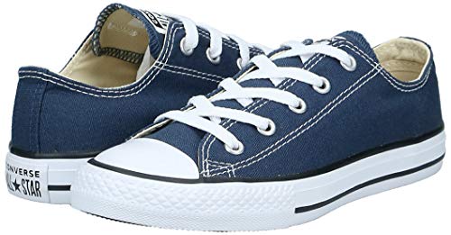 Converse Chuck Taylor All Star, Zapatillas de Lona Infantil, Azul (Blue Marine), 34 EU (2 UK)
