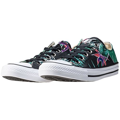 Converse CTAS Ox, Sandalias con Plataforma para Mujer, Multicolor (Menta/Black/White), 36 EU