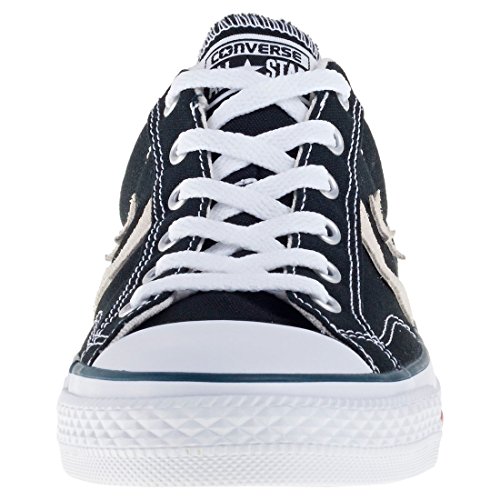 Converse Lifestyle Star Player Ox Canvas, Zapatillas de Deporte Unisex Adulto, Negro (Black/Milk 009), 42 EU