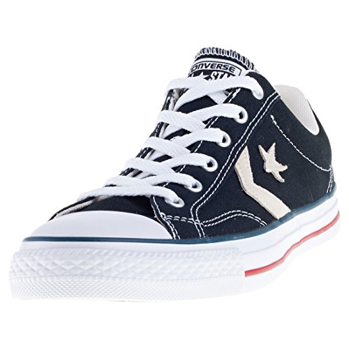 Converse Lifestyle Star Player Ox Canvas, Zapatillas de Deporte Unisex Adulto, Negro (Black/Milk 009), 42 EU