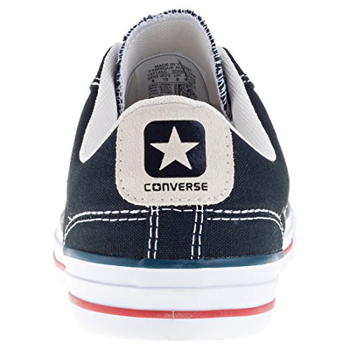 Converse Lifestyle Star Player Ox Canvas, Zapatillas de Deporte Unisex Adulto, Negro (Black/Milk 009), 42 EU