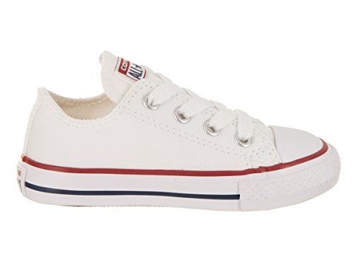 Converse - Zapatillas de tela para niños, color Blanco, talla 22 EU (6 UK)