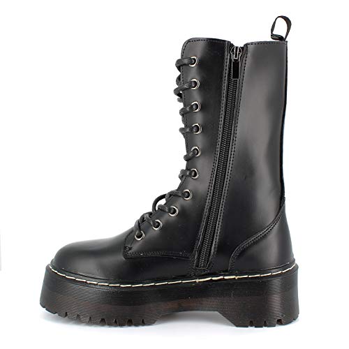 Coolway, ABRIE, Botas Negras para Mujer, 36