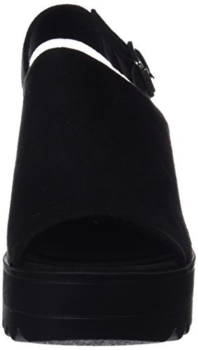 COOLWAY Alessa, Zapatos con Tacon y Correa de Tobillo Mujer, Negro (Black 000), 40 EU