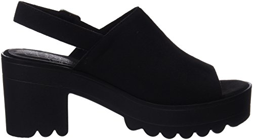 COOLWAY Alessa, Zapatos con Tacon y Correa de Tobillo Mujer, Negro (Black 000), 40 EU