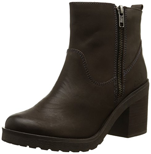 Coolway IGGY Botas de Cuero para mujer, marrón (BLK), talla 36