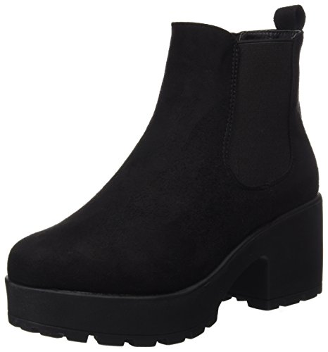COOLWAY Irby, Botas Chelsea Mujer, Negro (Black 000), 37 EU