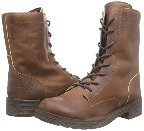 Coolway MC12, Botas Militares Mujer, marrón-Braun (Cue), 36 EU