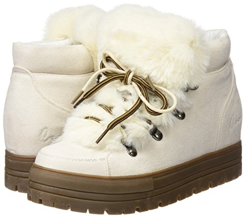 COOLWAY Oslo, Botines Mujer, Blanco (Wht), 38 EU