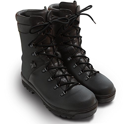 Cordones Redondos para Botas Miscly [3 Pares] Cordones Reforzados y Duraderos para Botas, Calzado de Seguridad y Zapatos de Senderismo - 5 mm Diámetro (114cm, Negro)