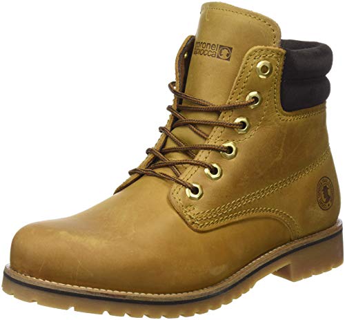 Coronel Tapiocca Sj.Marron Bota Caballero, Botas Clasicas Hombre, Amarillo (Mostaza 0), 41 EU