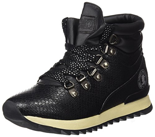 Coronel Tapiocca Sport Serpe, Botines Mujer, Negro (Black), 36 EU