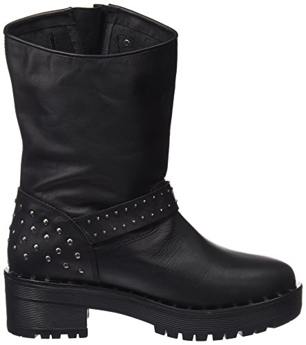 Coronel Tapiocca Tachuelas, Botas Biker Mujer, Negro (Black), 38 EU