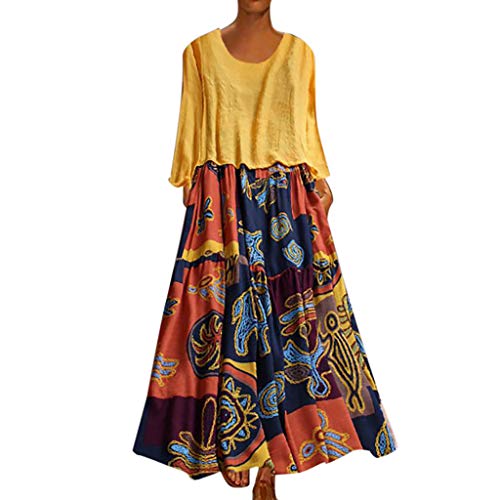 COZOCO Vestidos Mujer Verano Largo Sexy Elegante y Comodo Dress Casuales Vestido Chic de Noche Playa Vacaciones Cortos Elegantes …