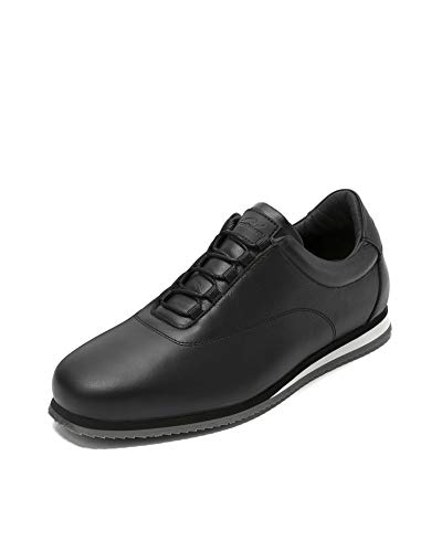 Crashers Zapato Casual para Mujer Black Leather (40 EU, Black)
