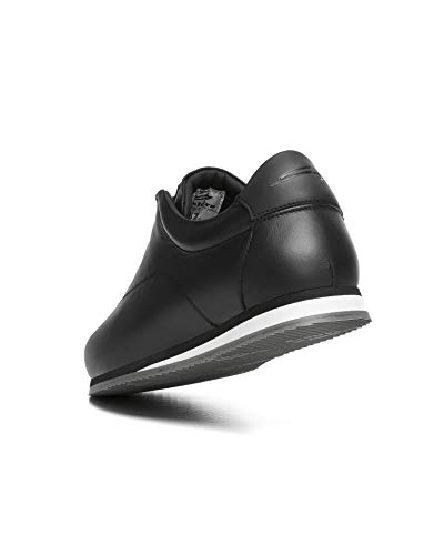 Crashers Zapato Casual para Mujer Black Leather (40 EU, Black)