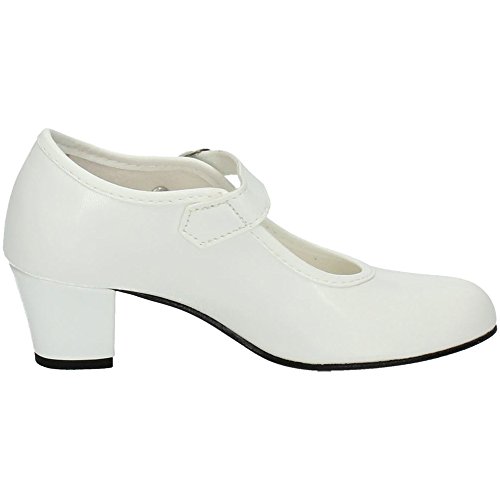 CREACIONES PASOS DE BAILE S.L. - Zapato - Carleti 15 Flamenca Blanco, Talla: 37