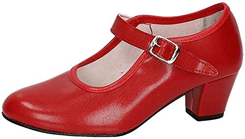 CREACIONES PASOS DE BAILE S.L. - Zapato - Carleti 15 Flamenca Rojo, Talla: 31