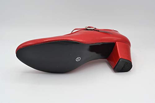 CREACIONES PASOS DE BAILE S.L. - Zapato - Carleti 15 Flamenca Rojo, Talla: 38