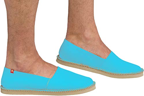 Cressi Espadrillas Valencia Alpargatas con Suela de Goma, Unisex-Adult, Aguamarina, 44