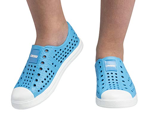 Cressi Pulpy Zapatos Adultos y Niños Escalada en Roca Mar y Piscina, Azul Royal/Blanco, 22