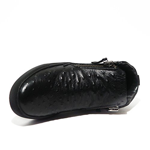 Crime London 25363 - Zapatillas deportivas para mujer, color negro, con dos cremalleras Negro Size: 38 EU