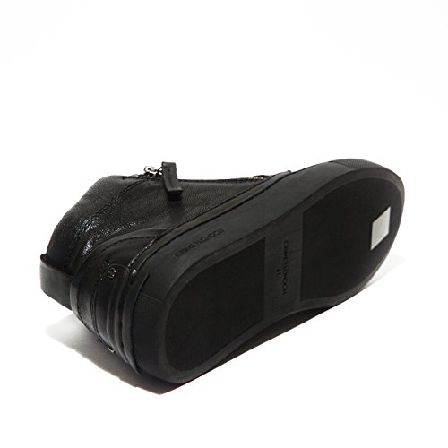 Crime London 25363 - Zapatillas deportivas para mujer, color negro, con dos cremalleras Negro Size: 38 EU