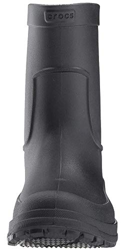 Crocs AllCast Rain Boot Men, Hombre Bota, Negro (Black/Black), 42-43 EU