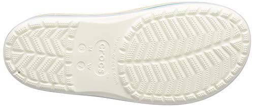 Crocs CB Platform BLD Color Slide U, Zapatos de Playa y Piscina Unisex Adulto, Blanco (White 100b), 41/42 EU
