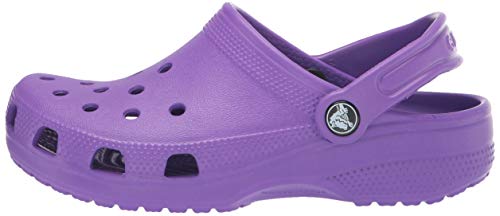 Crocs Classic Clog Zuecos Unisex Adulto Morado (Neon Purple 518) 37-38