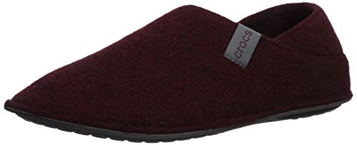 Crocs Classic Convertible Slipper, Zapatillas Altas Unisex Adulto, Rojo (Burgundy/Charcoal 60v), 43/44 EU