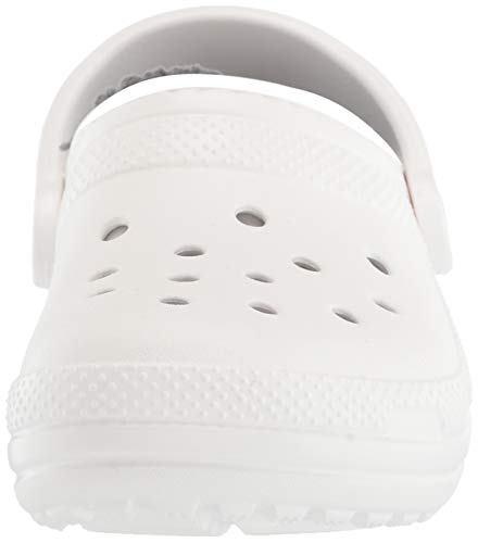 Crocs Classic Lined Clog, Zuecos Unisex, Blanco Gris, 48/49 EU