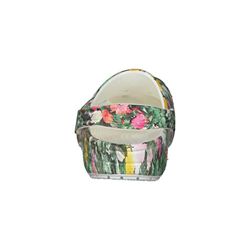 Crocs Classic Printed Floral Clog, Obstrucción Unisex Adulto, Blanco (White/Multi), 39-40