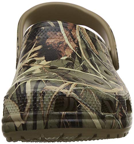 Crocs Classic Realtree, Zuecos Unisex Adulto, Marrón (Khaki), 36/37 EU