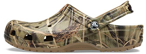 Crocs Classic Realtree, Zuecos Unisex Adulto, Marrón (Khaki), 36/37 EU