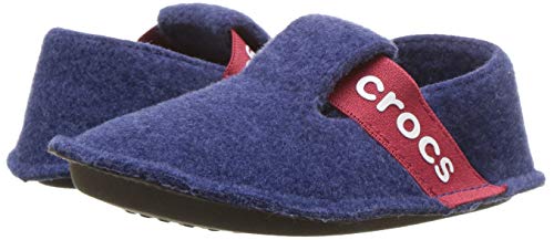 Crocs Classic Slipper K, Zapatillas de estar por casa, Unisex Niños, Azul (Cerulean Blue), 32-33 EU