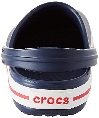 Crocs Crocband Clog K, Zuecos, Navy/Red, 32/33 EU